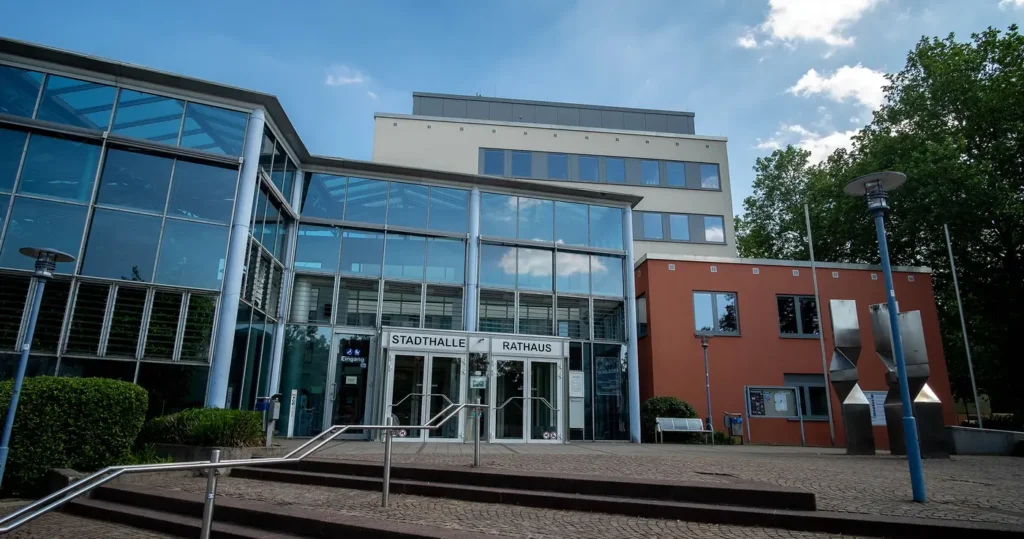 Rathaus und Stadthalle Kamen