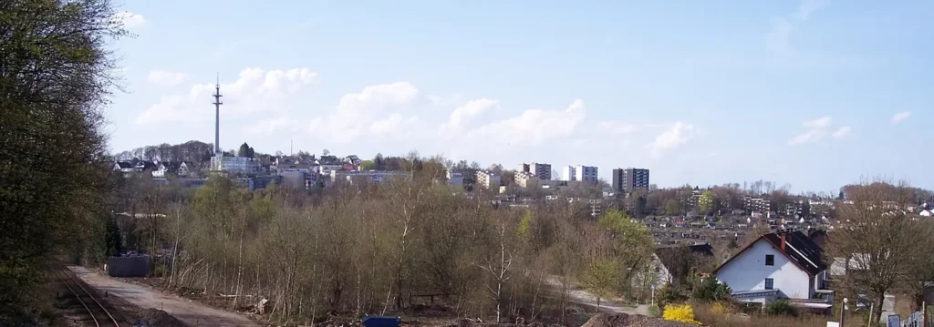 Lüdenscheid, Blick über den Ortsteil Wehberg