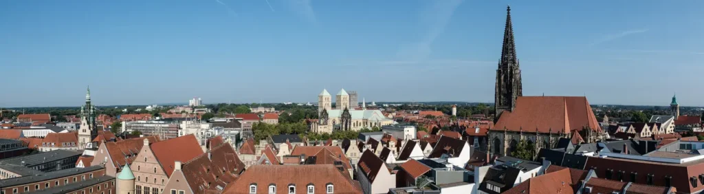 Altstadt von Münster mit St.-Paulus-Dom und St. Lamberti