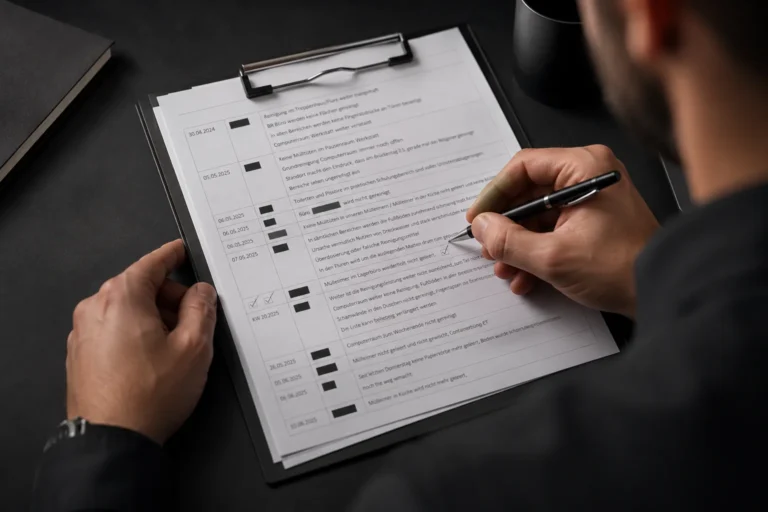 Qualitätskontrolle nach der Gebäudereinigung mit Checkliste